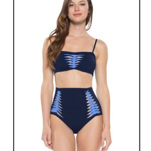 Becca Synthetic Origami Bikini High-Waisted